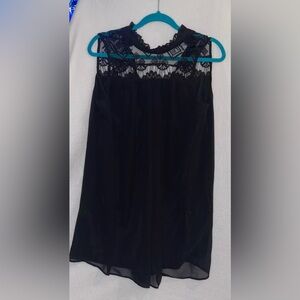 BCBGeneration Women's Lace Trim Babydoll dress size S
